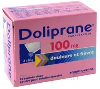 Doliprane 100 Mg Poudre Pour Solution Buvable En Sachet-dose B/12 à PORT-DE-BOUC