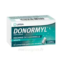 Donormyl 15 Mg Comprimés Pelliculés Sécables T/10 à PORT-DE-BOUC
