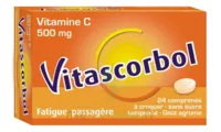 Vitascorbol Sans Sucre Tamponne 500 Mg, Comprimé à Croquer édulcoré Au Sorbitol Et à L'aspartam à PORT-DE-BOUC