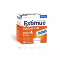 Exomuc 200 Mg, Granulés Pour Solution Buvable En Sachet 24 Sachets/3g à PORT-DE-BOUC